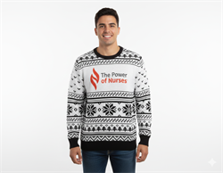 Image of The Power of Nurses™ Holiday Sweater - Black